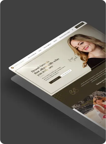 Jaimie Sarah, brand strategist in UK. Client of the WebDev, a web design company in Lübeck Germany
